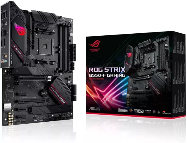 ASUS ROG Strix B550-F Gaming Mainboard AMD Ryzen B550 Sockel AM4 ATX PCIe4.0 M.2