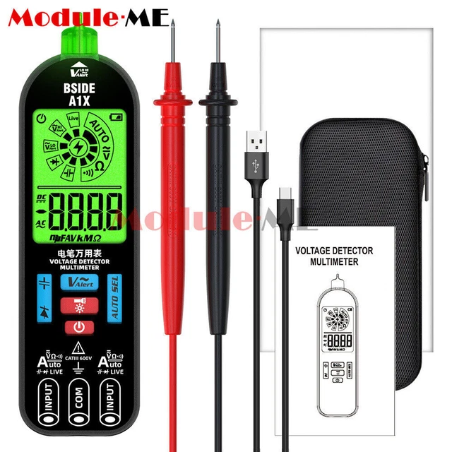 A1X Mini Multimeter LCD Digital Tester Voltage Detector DC/AC Voltage Resistance