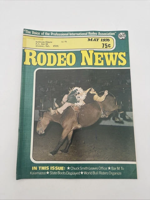 RODEO NEWS MAGAZINE May 1976 / Ron Martin Cover £4.49 - PicClick UK