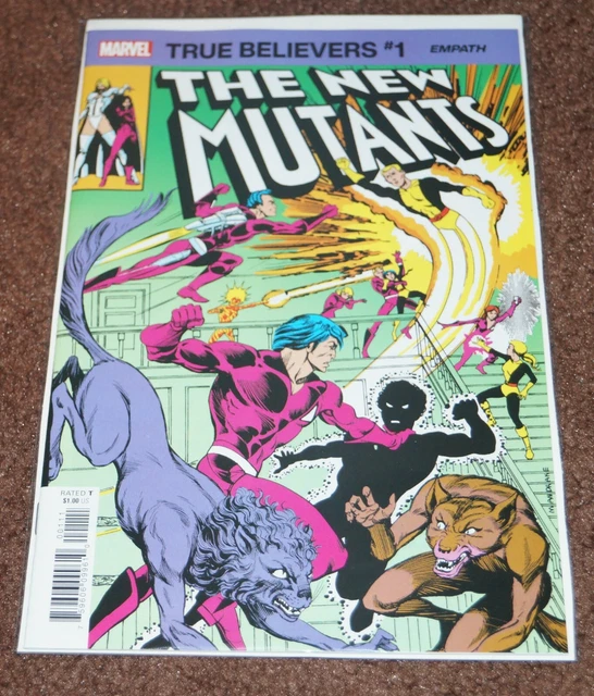 Marvel Comics The New Mutants True Believers 2020