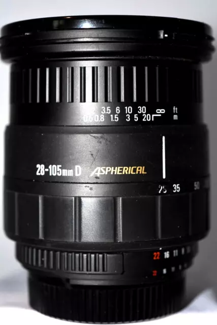 Sigma 28-105mm D f2.8-4 AF Aspherical Lens. For Nikon. NEAR MINT. SIGMA QUALITY.