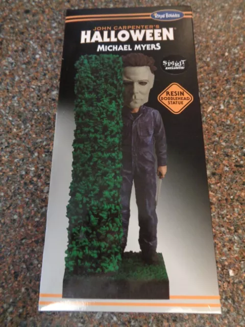 Halloween Michael Myers Hedges Royal Bobbles Bobblehead Statue Spirit Exclusive