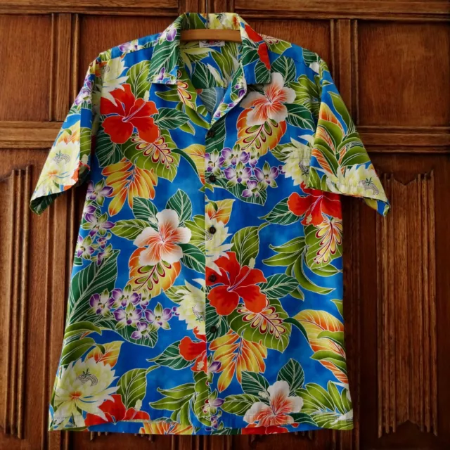 Official Miami USA Hawaiian Short Sleeve Shirt Size Medium Multi Colour Floral