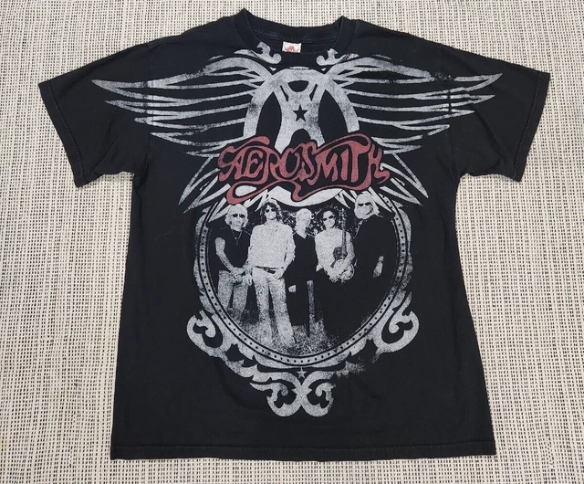 AEROSMITH OFFICIAL VTG MERCH 2009 BAND WORLD TOUR CONCERT MUSIC Tee SHIRT sz M
