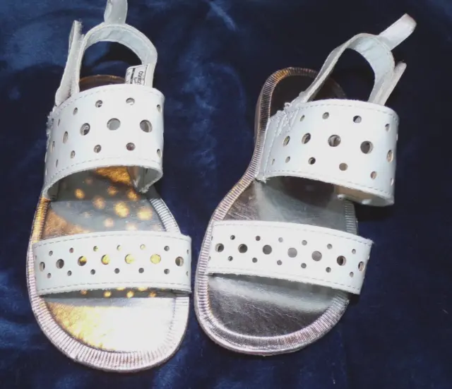 New for Size 10 White Sandals for Little Girl's by Osh Kosh