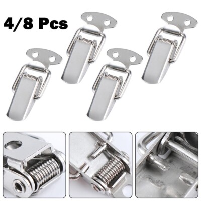 custodia box petto tronco fermo cattura Hasp 1PC regolabile toggle morsetto a molla in acciaio INOX ha diametro foro 5 mm/0,5 cm 5609 a 