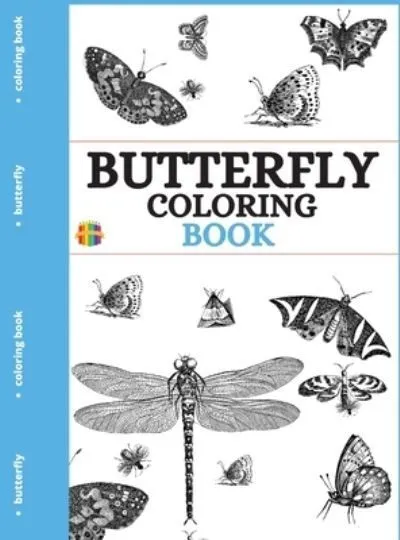 Butterfly - Dots Lines Spirals Coloring Book: Spiroglyphic Illustrations  Fun