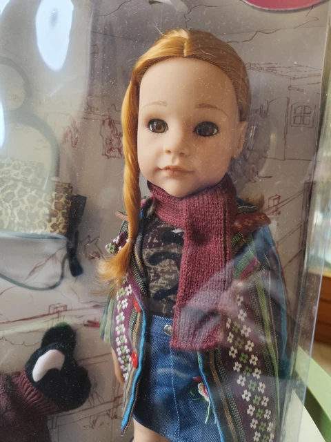 Poupée Porcelaine Gaby Schlotz 38 Cm - Poupée D'artiste De Collection