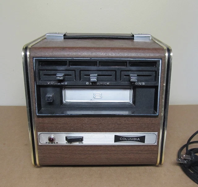 Vintage Columbia Solid State 8-Track Stereo Deck Model 2686