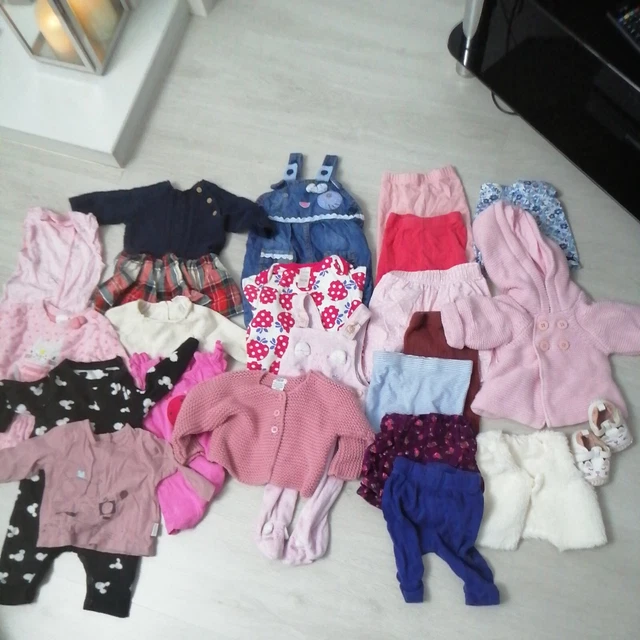 Large Bundle Baby Girl Clothes Age 0/3 Months