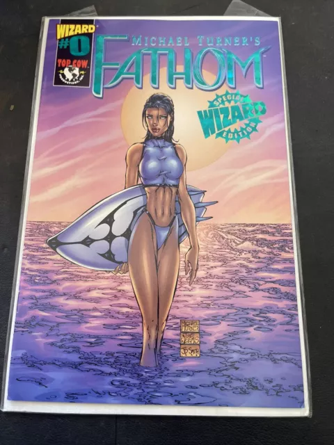 Michael Turner's Fathom #0 Special Wizard Foil Edition (1998 Top Cow)