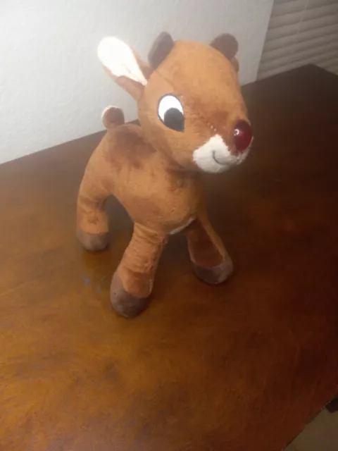 Rudolph The Red Nose Reindeer Plush Stuffed Animal Toy.  Dan Dee