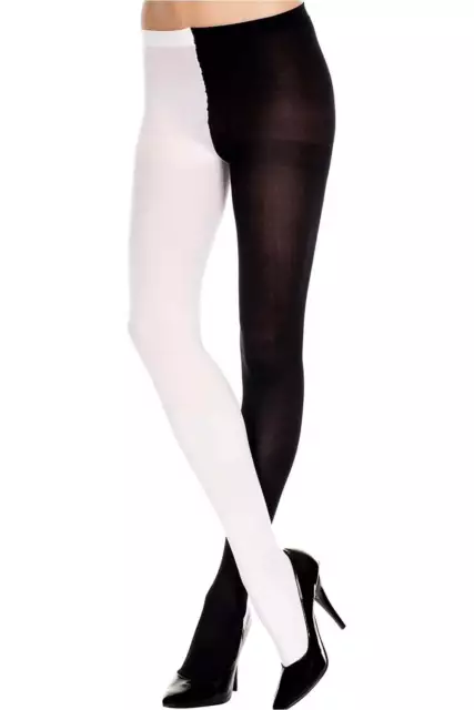 Music Legs Opaque Jester Tights