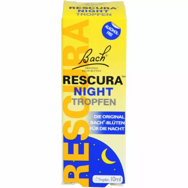 Fleurs de Bach Original Rescura Nuit Gouttes Alk.frei 10 ML PZN16391770