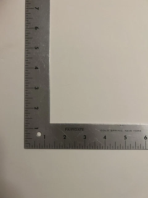 Regla cuadrada Fairgate Designer L 14""x 24"" pulgadas calibración