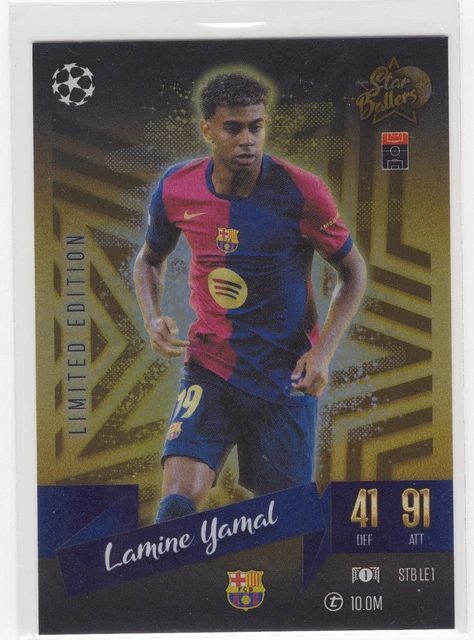 CARTE BREAKTHROUCH BALLER Rookie Lamine YAMAL TOPPS MATCH ATTAX UEFA EURO 2024 EUR 4,49 - FR
