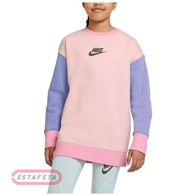 Brand New Nike G Nsw Bf Crew - Girls Grade School Sweatshirts DD3782-805 (A90)