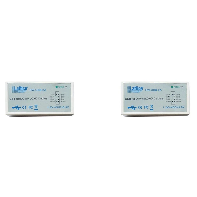 2 x cavo download USB Isp programmatore JTAG SPI per RETTICE FPGA CPLD - USBN D8K7