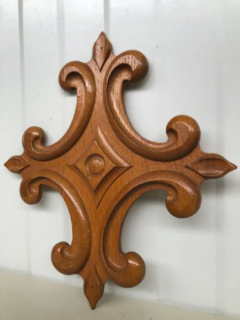 Gothic Revival Carving/ Finial / Pediment in wood 2