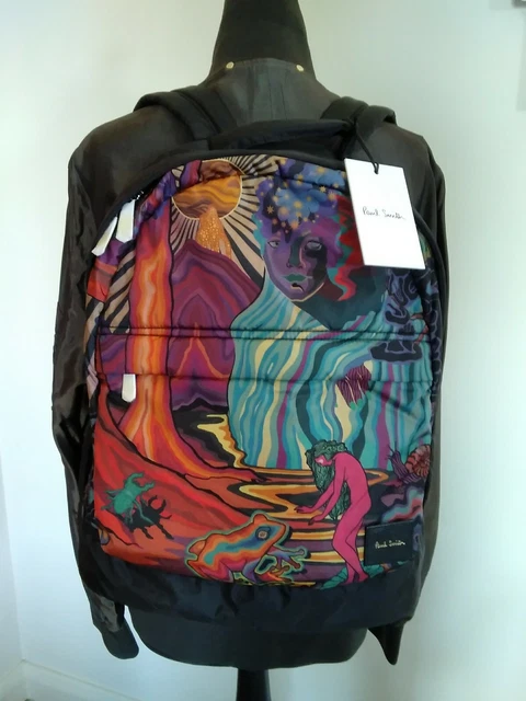 PAUL SMITH BLACK Leather Dreamer Bum Bag Waist Pack Retail 590