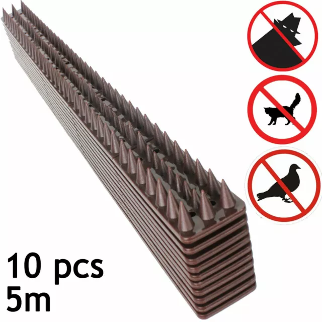 Fence Wall SECURITY SPIKES Intruder Burglar Deterrent Repellent Bird Cat Guard