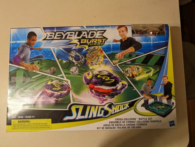 Beyblade Burst Turbo Slingshock Cross Collision Hasbro