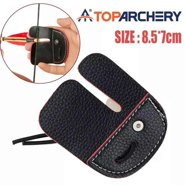 Archery Traditional Bow Finger Thumb Ring Finger Guard Protector Gear for Hunt