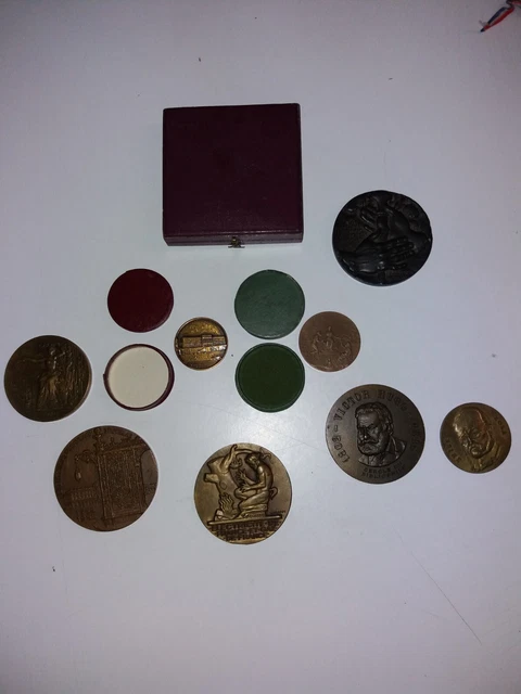 ANCIENNE MEDAILLE EN Bronze 19Eme Siecle Baron Gerard Depute EUR 9,90