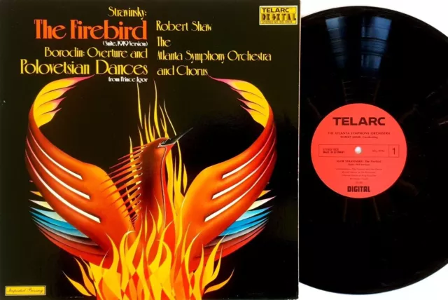 Stravinsky- Firebird Vinyl LP Robert Shaw, Atlanta Symphony Orchestra & Chorus