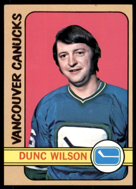 1972-73 Topps Dunc Wilson Vancouver Canucks #91