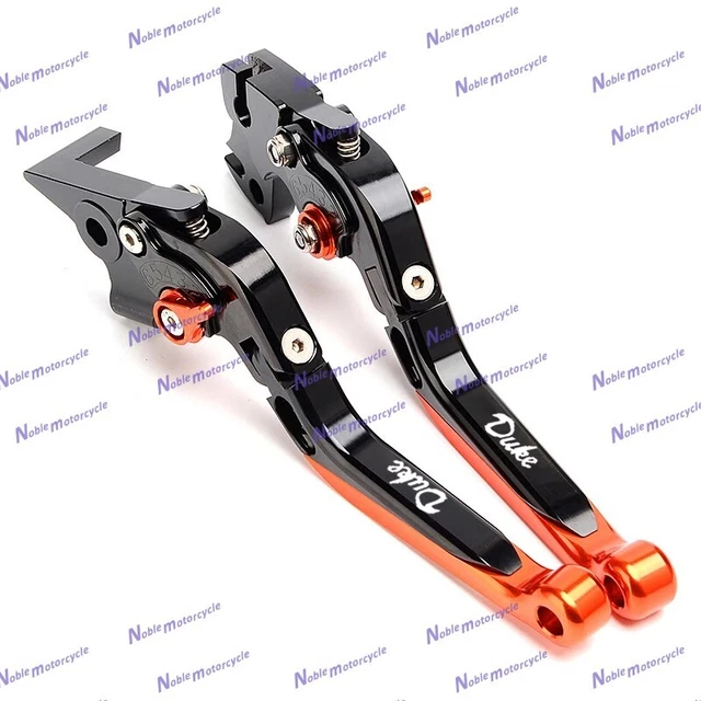 Compatibile con KTM Duke 125 200 250 390 RC125 RC200 RC390 Leva freno e frizione in alluminio CNC, estensibili e regolabili, accessori (blu opaco