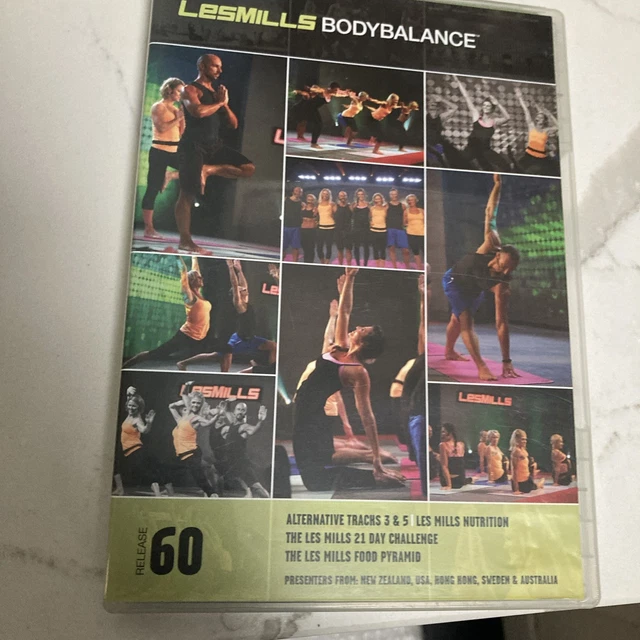 LES MILLS BODYBALANCE Body Balance 56 DVD CD And Notes EUR