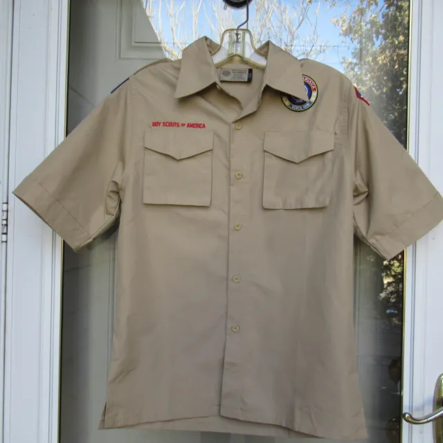 Boy Scouts Uniform Shirt BSA Scout Khaki Size Youth Large L