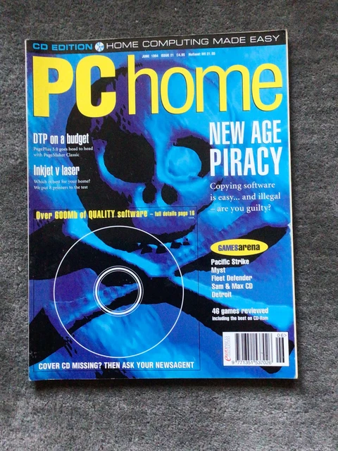 Pc Collection Magazine PC HOME MAGAZINE - Issue 21, June 1994 £5.97 - PicClick UK