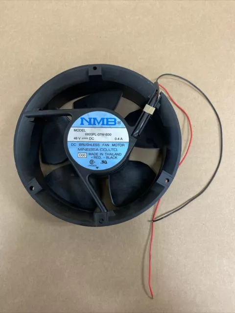 NMB Cooling Fan 6820PL-07W-B30 48VDC 0.4A DC Fan