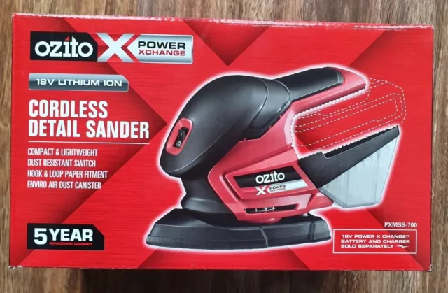 XU1 DETAIL SANDER XDS 300 125W Dust Sealed Switch Lock On Switch