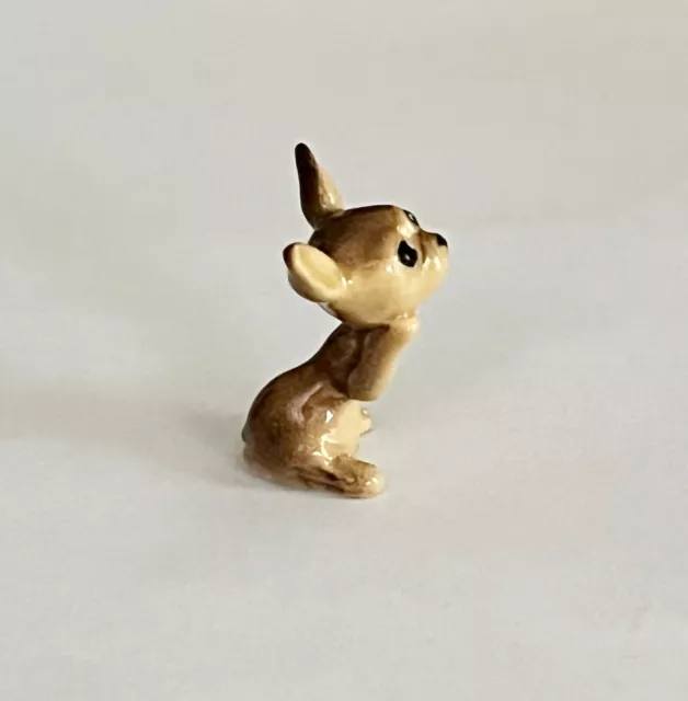 Vintage Hagen Renaker Miniature Chihuahua Dog Puppy Brown Chinchilla Mouse -#2