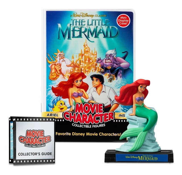 WALT DISNEY MOVIE Character Vhs Tape Collectible Figure Ariel The