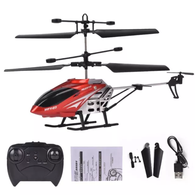 Blue/ Red RC Helicopters Flying Helicopter Toy  Children's Day Gifts