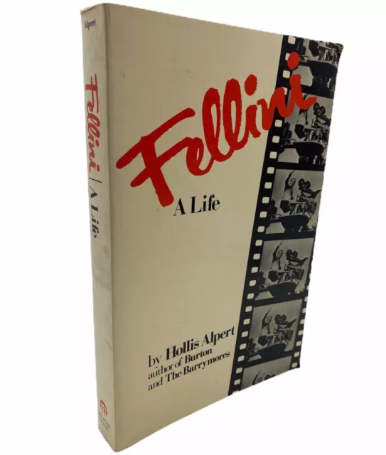 ✅ Libro FELLINI A LIFE by Hollis Alpert biografia storia di Federico cinema film