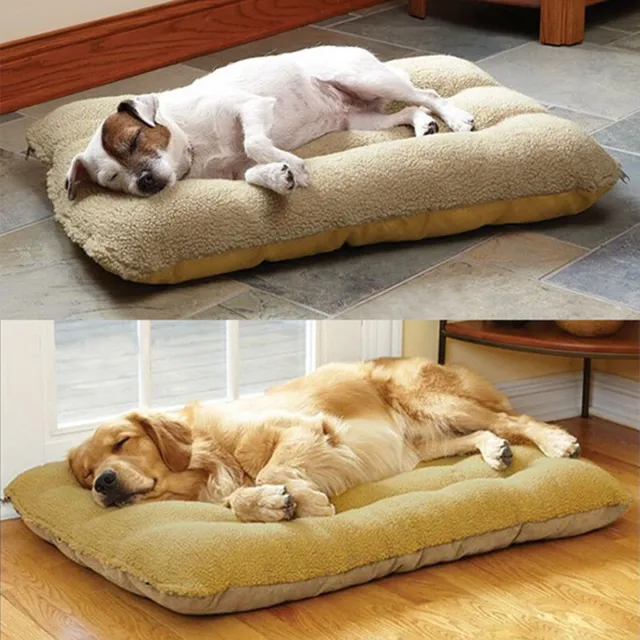 Pet Soft Pad Blanket Bed Mat For Dog Cat Home Washable Rug Keep Warm Cush xhR'EL