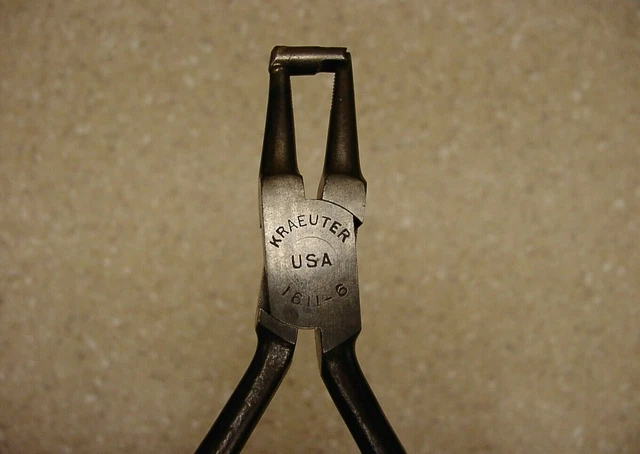 Vntg Kraeuter USA 1611-6 Modified Needle Nose Pliers,Specialty Application,L@@K! 3