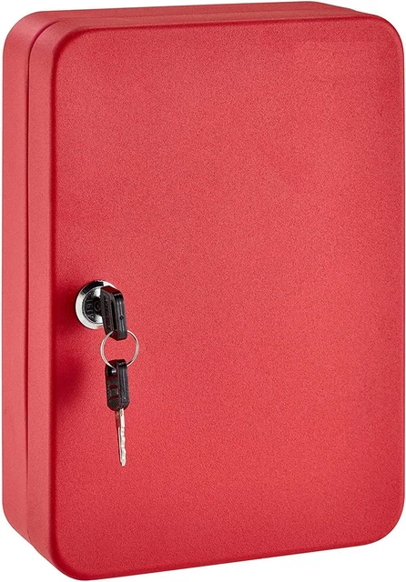 MCB 48 Key Cabinet Steel Security Key Organizer Wall Mount Lock Box with Key ...