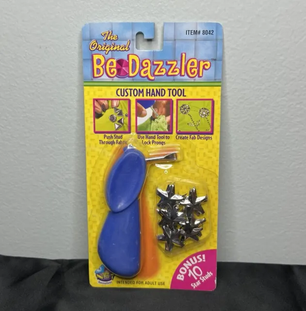 NUEVA herramienta de mano personalizada de colección The Original BeDazzler con pernos de 10 estrellas #8042 elaboración