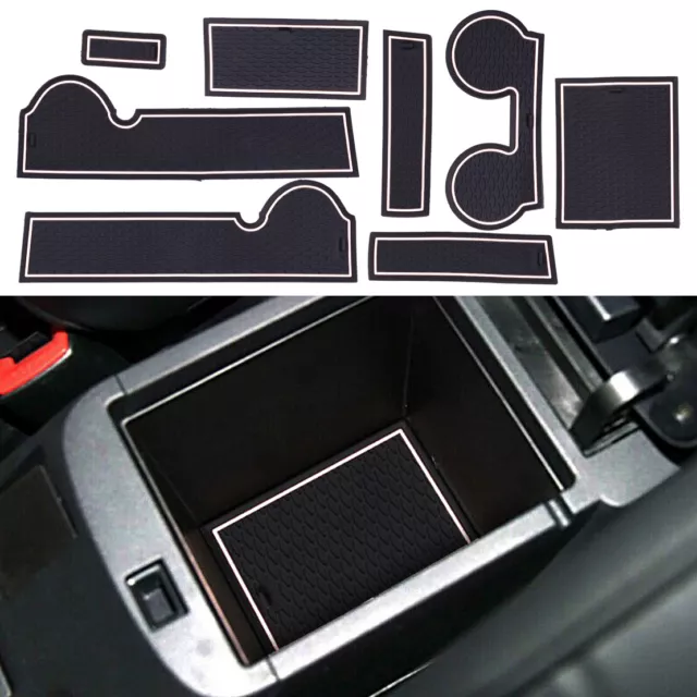 Non-Slip Gate Slot Cup Mat Accessories fit for Mitsubishi Lancer 2008-2016