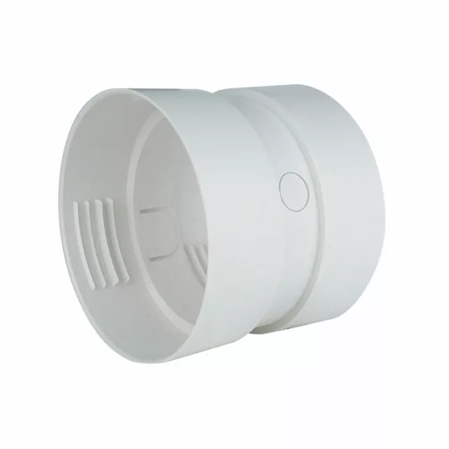 DC4ZW 4in.  Dundas Jafine White Dryer Lint Duct Connector