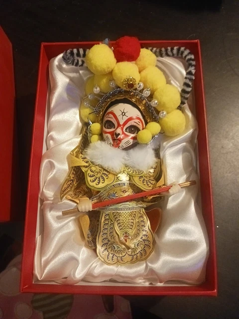 Peking Beijing Opera Character Doll Figure Chinese In Box
