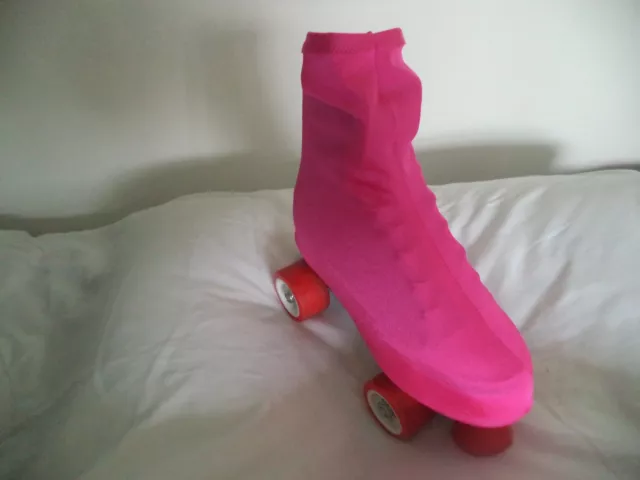 Gorgeous, Hot Pink Lycra Ice Skate, Roller skate boot covers