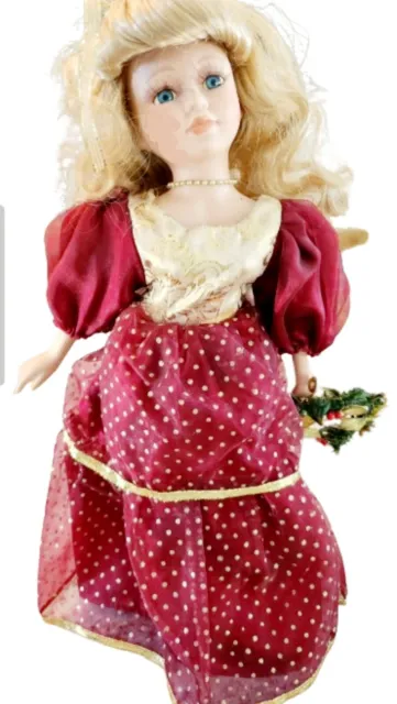 Heritage Signature Collection Porcelain-Light Up Doll-HOLLY-16"