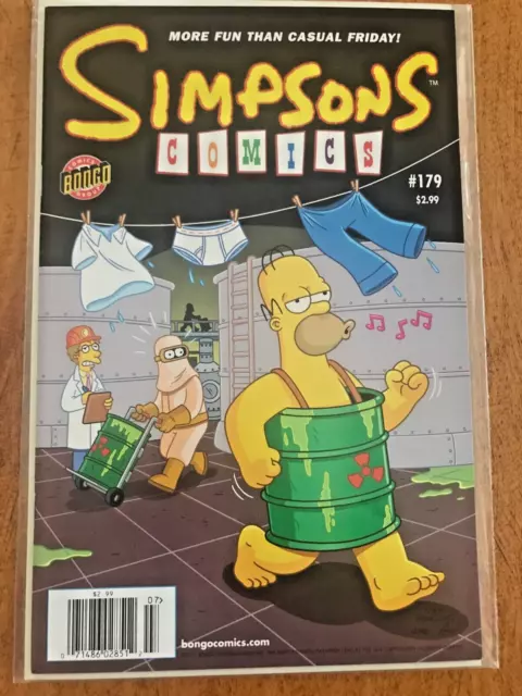The Simpsons Comics #179 Bongo 2011 Matt Groening Homer - Nm